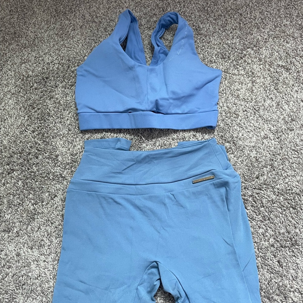 Gymshark X Whitney Simmons Set Brilliant Blue S